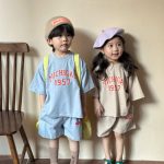 【80-150cm】セットアップ ショートパンツ カジュアル スポーツ