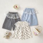 【73-120cm】パンツ 女の子 可愛い チェック