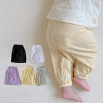 【66-100cm】パンツ ベビー 冷感虫除け シンプル