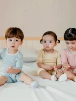 【66-90cm】ルームウェア ベビー カラフル カジュアル - 画像 (3)