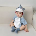 【66-90cm】ロンパース ベビー サメ 変装 かわいい - 画像 (5)