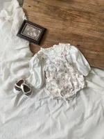 【66-90cm】ロンパース ベビー 小花柄 サロペット - 画像 (24)