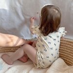 【66-90cm】ロンパース ベビー インスタ映え フリル袖 ラウンドネック - 画像 (15)