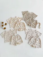 【66-100cm】セットアップ ベビー 小花柄ORレモンワッフル - 画像 (24)