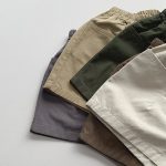 【80-130cm】ショートパンツ キッズ服 レトロ 5色選べる - 画像 (4)