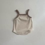 【73-100cm】セットアップ ベビー ボーダーキャミソール&ショートパンツ - 画像 (10)