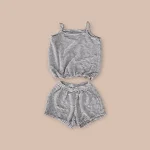 【66-90cm】セットアップ ベビー 韓国風 キャミボーダー - 画像 (7)