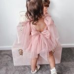 【66-90cm】ロンパース ベビー ふわふわ チュール プリンセスドレス - 画像 (9)
