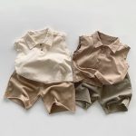 【80-130cm】五分丈パンツ ゴムウエスト スライス コットン - 画像 (8)