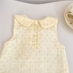 【73-120cm】ワンピース ベビー 可愛い ドット プリント - 画像 (9)