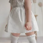 【73-100cm】ワンピース ベビー パフスリーブ ドット - 画像 (6)