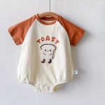 【66-90cm】ロンパース ベビー 食べ物がモチーフカラー - 画像 (14)