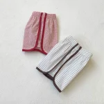 【73-100cm】ショートパンツ ベビー チェック 履きやすい - 画像 (25)