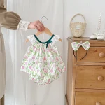 【66-120cm】ロンパースor セットアップ ベビー チューリップ - 画像 (7)