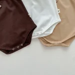 【66-90cm】ロンパース ベビー チェックor小花柄 キャミソール - 画像 (37)