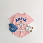 【73-120cm】セットアップ ベビー AGAIN ベア スポーツ - 画像 (5)