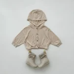 【73-120cm】アウター ベビー フード付き 日焼け止め シンプル - 画像 (11)