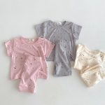 【80-130cm】セットアップ 女の子 コットン 星柄 プリント - 画像 (8)