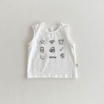 【73-100cm】ベスト ベビー アイコン柄 タンクトップ - 画像 (7)