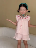【80-150cm】セットアップ 女の子 リンクコーデリネン - 画像 (18)