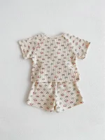 【66-100cm】セットアップ ベビー 小花柄ORレモンワッフル - 画像 (35)