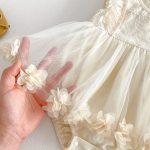 【66-90cm】ロンパース ベビー ローズ フリル かわいい - 画像 (13)