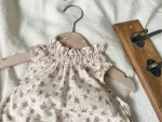 【66-90cm】ロンパース ベビー 韓国風 フリル襟 小花柄 - 画像 (15)