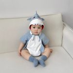 【66-90cm】ロンパース ベビー サメ 変装 かわいい - 画像 (2)