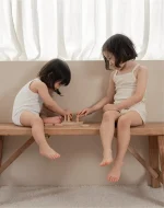 【66-90cm】セットアップ ベビー キャミシンプル 無地 - 画像 (12)
