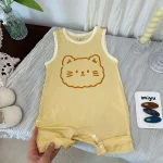 【59-90cm】ロンパース ベビー 韓国風 動物柄 オールインワン - 画像 (7)