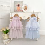 【73-120cm】セットアップ 女の子 ローズ メッシュ - 画像 (7)