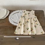 【66-100cm】ワンピース ベビー 小花柄 ノースリーブ - 画像 (12)