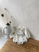 【66-90cm】ロンパース ベビー 小花柄 サロペット - 画像 (29)