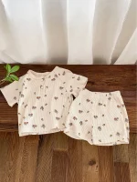 【66-100cm】セットアップ ベビー 小花柄ORレモンワッフル - 画像 (22)