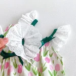 【66-120cm】ロンパースor セットアップ ベビー チューリップ - 画像 (15)