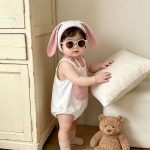 【66-90cm】ロンパース ベビー 可愛い 帽子付き - 画像 (5)