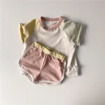 【73-120cm】セットアップ ベビー 韓国風 カラー切り替え - 画像 (23)