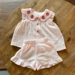 【80-150cm】セットアップ 女の子 リンクコーデリネン - 画像 (22)