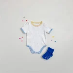 【66-90cm】ロンパース ベビー バイカラー シンプル - 画像 (6)