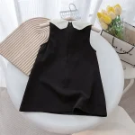【80-130cm】ワンピース 女の子 リボン 丸襟 - 画像 (9)