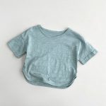【80-130cm】半袖Tシャツ キッズ服 クリーム サラシリーズ コットン - 画像 (6)