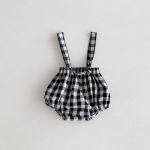 【66-100cm】トップスorサロペット ベビー プリンス チェック - 画像 (3)
