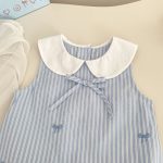 【73-120cm】ワンピース ベビー ストライプ ノースリーブ - 画像 (12)