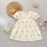 【66-90cm】ロンパースorワンピース 姉妹服 可愛いフラワー - 画像 (8)