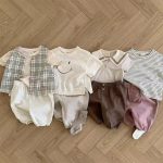 【73-100cm】七分丈パンツ ベビー ストレッチ ウエストゴム - 画像 (6)