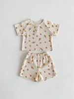 【66-100cm】セットアップ ベビー 小花柄ORレモンワッフル - 画像 (37)