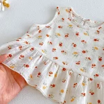 【73-120cm】セットアップ ベビー 小花柄orドット - 画像 (12)