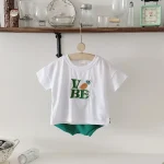 【66-100cm】セットアップ ロンパース ベビー 韓国風 フルーツ柄 - 画像 (29)