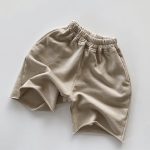 【80-130cm】五分丈パンツ ゴムウエスト スライス コットン - 画像 (5)
