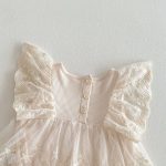 【66-90cm】ロンパース ベビー レース フリル - 画像 (7)